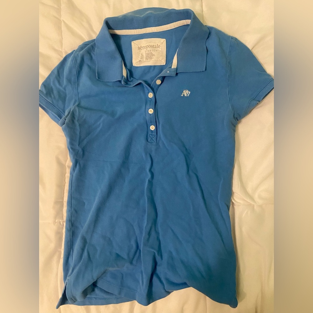 (Large) blue Aeropostale polo women